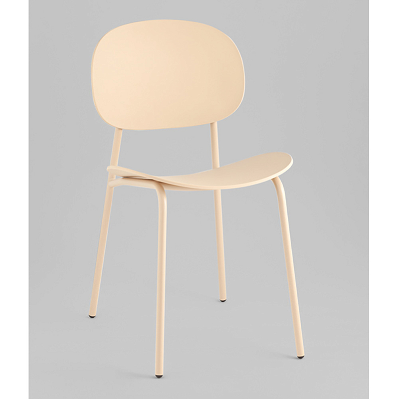 Стул Edie пластик бежевый Бежевый в Твери | Loft Concept 