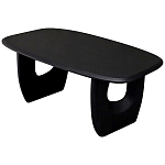 Кофейный стол из массива акации Veras Coffee Table Black варинант исполнения - 1 | Loft Concept в Твери