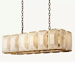 Люстра с абажуром из прямоугольных мраморных панелей Calling to Shine варинант исполнения - 3 | Loft Concept в Твери