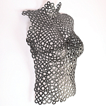 Аксессуар на стену из металла Female Torso Metal Wall Accessory варинант исполнения - 2 | Loft Concept в Твери