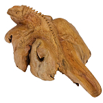 Статуэтка из дерева игуана Animals of the World варинант исполнения - 4 | Loft Concept в Твери