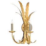 Бра с каркасом в виде пучка золотых перьев Bunch of Feathers варинант исполнения - 2 | Loft Concept в Твери