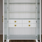 Дизайнерский шкаф витрина Elsa Dreams White с 4-мя ящиками варинант исполнения - 6 | Loft Concept в Твери