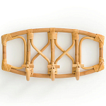 Настенная вешалка из ротанга Willa Wall Hanger S варинант исполнения - 2 | Loft Concept в Твери
