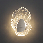 Бра с рельефным волнообразным стеклянным плафоном и вставкой из мрамора Liquid Stone варинант исполнения - 9 | Loft Concept в Твери