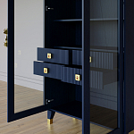 Дизайнерский шкаф витрина Elsa Dreams Blue с 4-мя ящиками варинант исполнения - 8 | Loft Concept в Твери