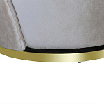 Кресло вращающееся велюровое кремовое Rotation варинант исполнения - 3 | Loft Concept в Твери