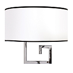 Бра с белым овальным абажуром с черной окантовкой Natural Concepts варинант исполнения - 1 | Loft Concept в Твери