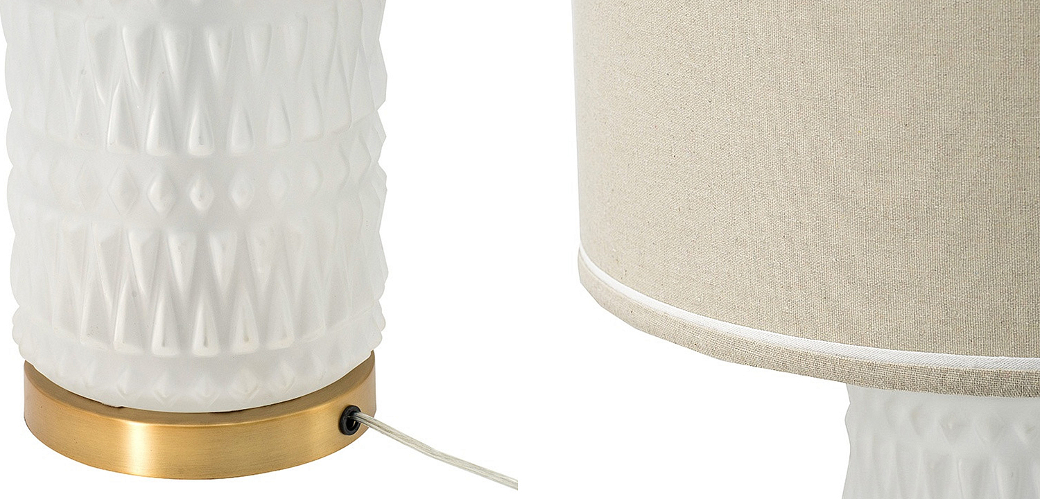 Настольная лампа с абажуром Muriel Table Lamp Настольная лампа с абажуром Muriel Table Lamp - Loft-Concept в Твери