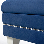 Мягкая банкетка с зоной для хранения Casket Blue варинант исполнения - 3 | Loft Concept в Твери