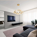 Люстра подвесная с 6-ю круглыми светодиодными лампами Catcher варинант исполнения - 2 | Loft Concept в Твери