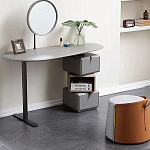 Консоль с зеркалом и  3-мя вращающимися ящиками Eloida варинант исполнения - 5 | Loft Concept в Твери