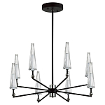 Люстра с прозрачными плафонами из стекла Umbrella варинант исполнения - 1 | Loft Concept в Твери