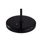 Настольная лампа черного цвета с круглым основанием и длинным прямым плафоном Trumpet tube варинант исполнения - 3 | Loft Concept в Твери