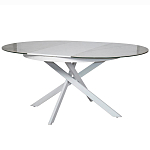 Стол обеденный раскладной круглый White Ceramic Table варинант исполнения - 1 | Loft Concept в Твери