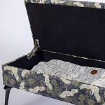 Банкетка с принтом из журавлей Crane варинант исполнения - 5 | Loft Concept в Твери