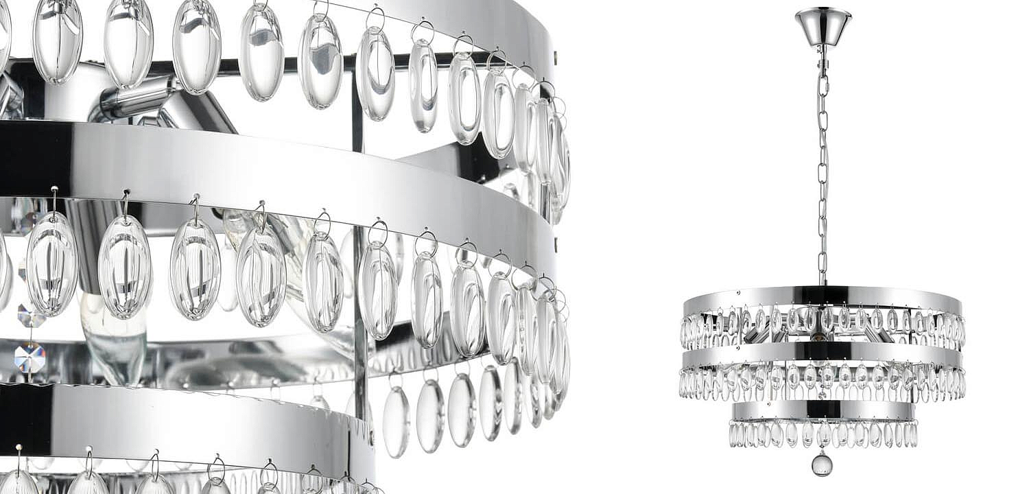 Люстра Oberon Chandelier chrome 50 Люстра Oberon Chandelier chrome 50 - Loft-Concept в Твери