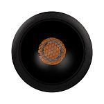 Встраиваемый спот светодиодный круглый черного цвета с углублением Ombra Lux  варинант исполнения - 2 | Loft Concept в Твери