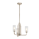  Люстра с прозрачными рифлеными цилиндрическими плафонами Kichler варинант исполнения - 9 | Loft Concept в Твери