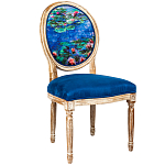 Стул из натурального бука с цветочным принтом Impressionism in Art варинант исполнения - 2 | Loft Concept в Твери