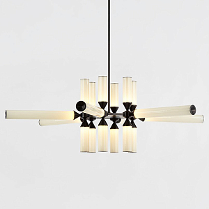 Люстра Castle 18-01 Black and White glass