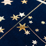 Обои с вышивкой ручной работы Cosmos Original colourway on velvet варинант исполнения - 4 | Loft Concept в Твери