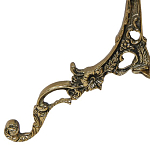 Стол бронзовый круглый с мраморной столешницей Coffee De Bronze варинант исполнения - 2 | Loft Concept в Твери