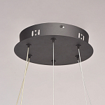 Люстра с двумя кольцами черного цвета с хрустальными элементами QUARTZ CRYSTAL варинант исполнения - 15 | Loft Concept в Твери