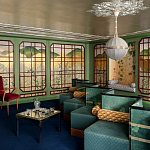 Обои ручная роспись The Plain of Musashi Original colourway on painted Xuan paper with gold ombre варинант исполнения - 1 | Loft Concept в Твери