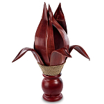 Настольная лампа красная INDONESIAN LAMPS варинант исполнения - 1 | Loft Concept в Твери