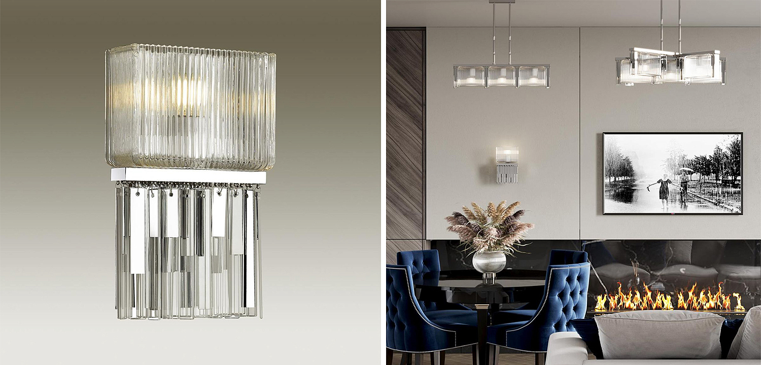 Бра Madelen Chrome Wall Lamp Бра Madelen Chrome Wall Lamp - Loft-Concept в Твери