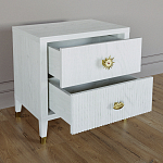 Тумба прикроватная с двумя ящиками Elsa Dreams White варинант исполнения - 2 | Loft Concept в Твери