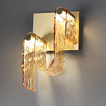 Бра волнистой формы из фактурного стекла Wave варинант исполнения - 7 | Loft Concept в Твери