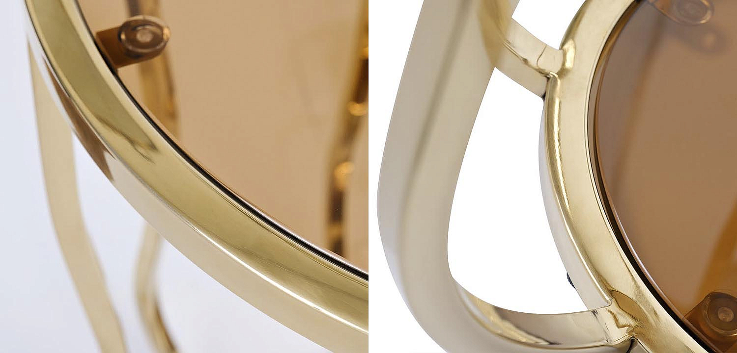 Приставной стол Fedric Side Table gold Приставной стол Fedric Side Table gold - Loft-Concept в Твери