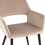 Стул с подлокотниками бежевый NEASAN STOOL варинант исполнения - 6 | Loft Concept в Твери