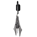 Бра черного цвета с плафоном из рельефного стекла Glass Pod варинант исполнения - 7 | Loft Concept в Твери