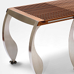 Дизайнерский раздвижной обеденный стол Poltronova Split Dining Table варинант исполнения - 8 | Loft Concept в Твери