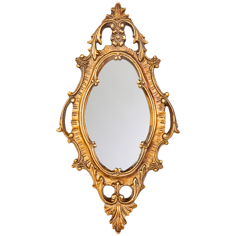 Зеркало настенное в ажурной раме бронзового цвета Classic Ornament Mirror Бронза Зеркало Зеркало настенное в ажурной раме бронзового цвета Classic Ornament Mirror Бронза Зеркало в Твери | Loft Concept