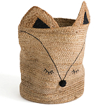 Плетеная корзина для детской в виде лисы Foxy Wicker Basket варинант исполнения - 4 | Loft Concept в Твери