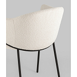 Стул Brace букле белый варинант исполнения - 3 | Loft Concept в Твери