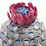 Статуэтка тропический фрукт  Tropical Fruit Round Flower Blue варинант исполнения - 1 | Loft Concept в Твери