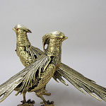 Статуэтка бронзовая пара Фазаны Bronze Birds варинант исполнения - 1 | Loft Concept в Твери