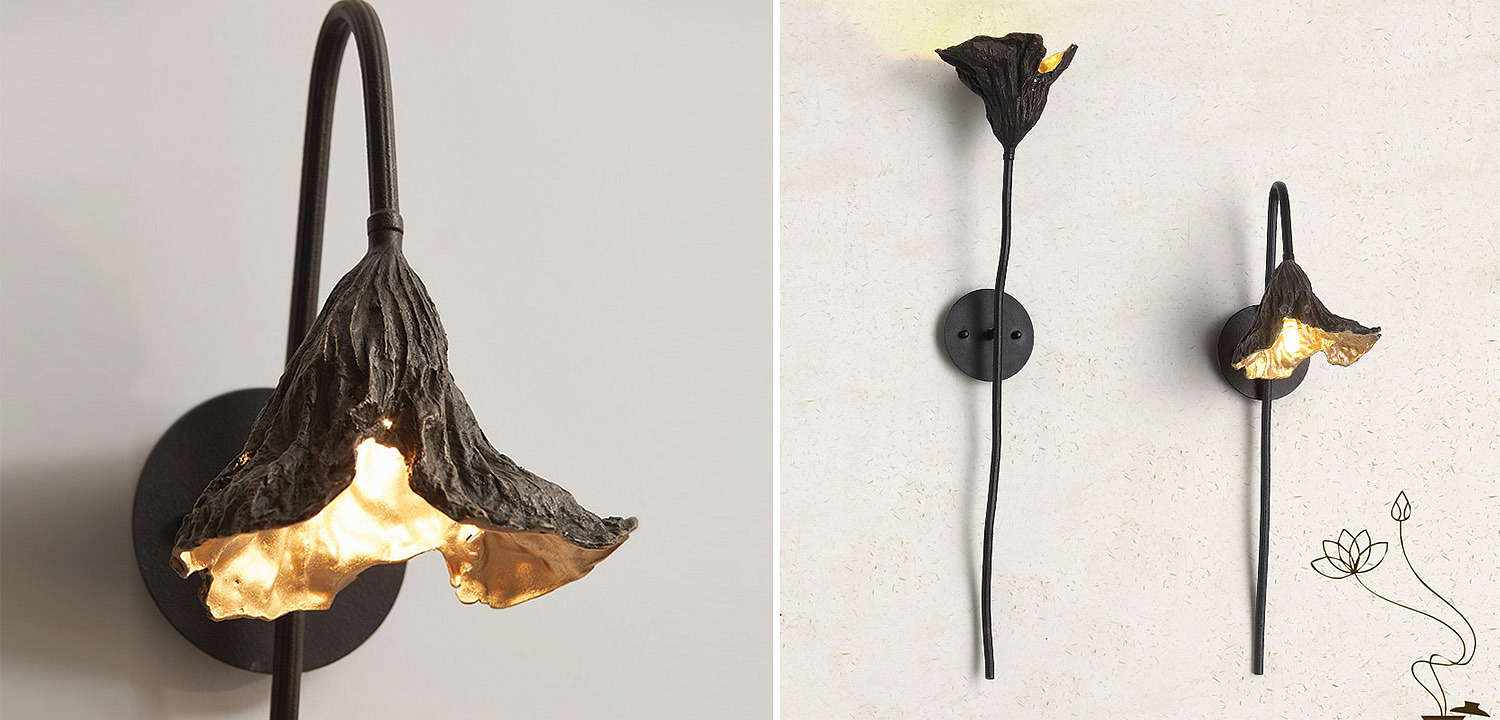Настенный светильник Увядший Лотос Withering Lotus Lamp I Настенный светильник Увядший Лотос Withering Lotus Lamp I - Loft-Concept в Твери