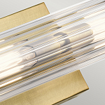 Бра горизонтальное с рифленым стеклянным плафоном Kichler варинант исполнения - 3 | Loft Concept в Твери