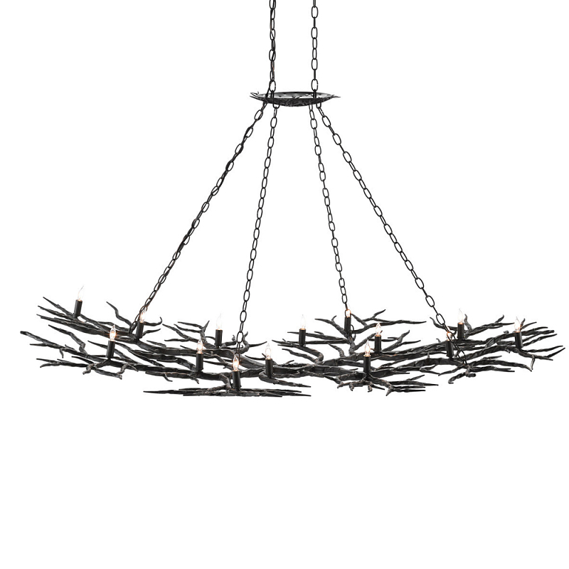 Люстра в виде веток Branched Tree Chandeliers Темная бронза винтаж Люстра в виде веток Branched Tree Chandeliers Темная бронза винтаж в Твери | Loft Concept