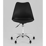 Офисный стул на металлическом основании EGGERY Black пластик варинант исполнения - 5 | Loft Concept в Твери