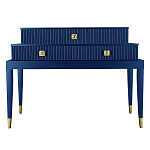 Премиальная Консоль с тремя ящиками Elsa Dreams Blue варинант исполнения - 4 | Loft Concept в Твери