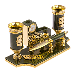 Настольный письменный набор из нефрита с ножом для бумаг в подарочной коробке Maecenas варинант исполнения - 2 | Loft Concept в Твери