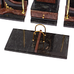 Настольный письменный набор из лемезита и змеевика с декором в виде Орла в подарочной упаковке Successful Leader варинант исполнения - 4 | Loft Concept в Твери