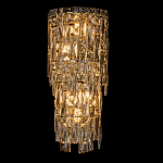 Бра с каскадом из прозрачного хрусталя и корпусом золотого цвета Constant Sparks варинант исполнения - 1 | Loft Concept в Твери